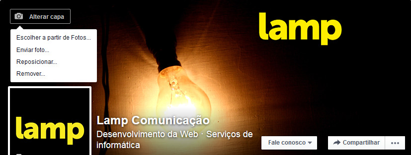 Alterar Capa do Facebook